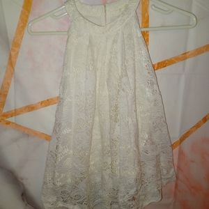 White Lace Blouse Size Large